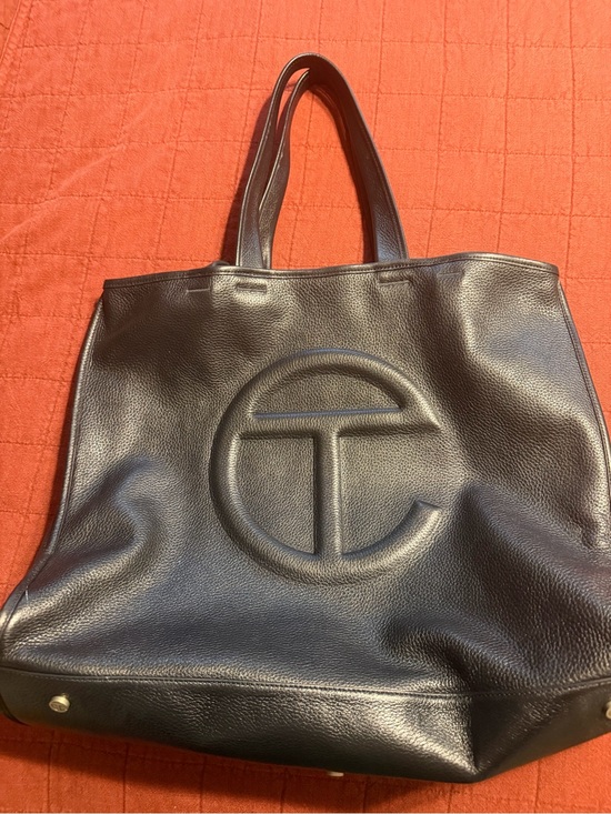 Telfar Handbags - Telfar Black Large Leather Tote